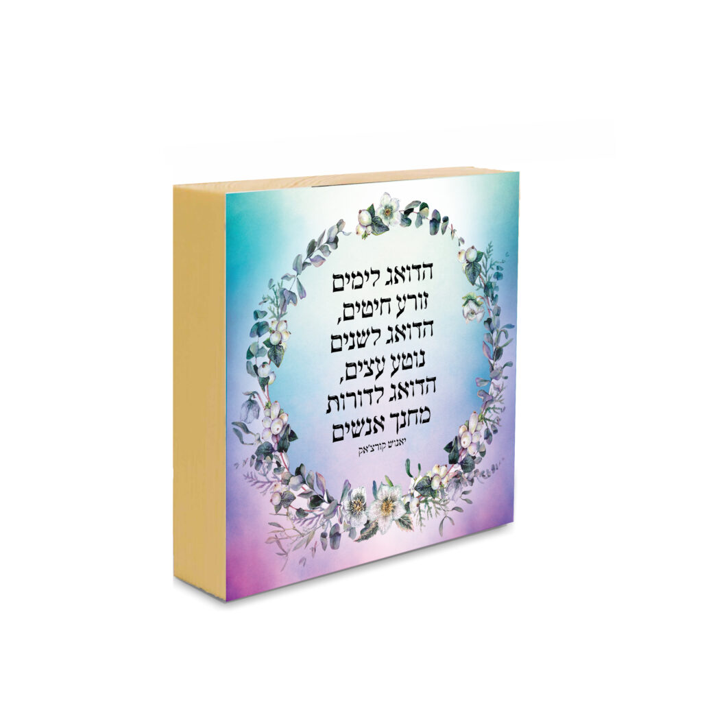 בלוק מעץ- יאנוש קורצק